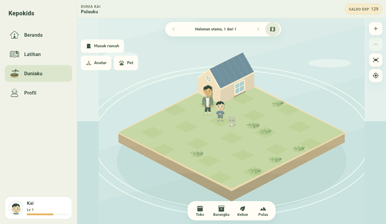 Duniaku: rumah, avatar & pet di layar lebar